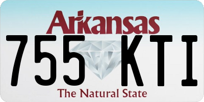 AR license plate 755KTI