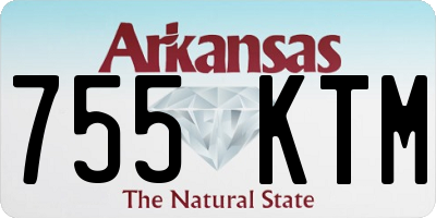 AR license plate 755KTM