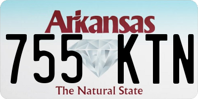 AR license plate 755KTN