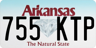 AR license plate 755KTP