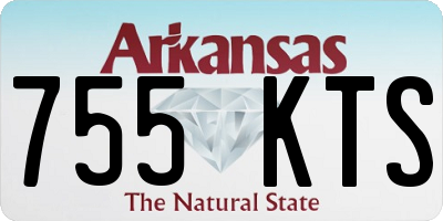 AR license plate 755KTS