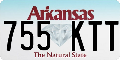 AR license plate 755KTT
