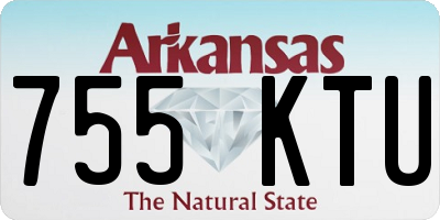 AR license plate 755KTU