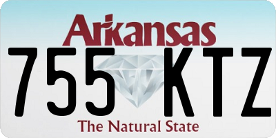 AR license plate 755KTZ