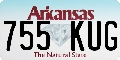 AR license plate 755KUG