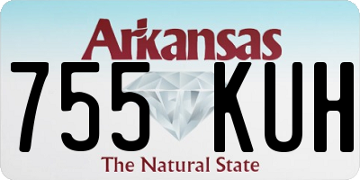 AR license plate 755KUH
