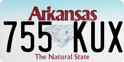 AR license plate 755KUX