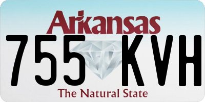 AR license plate 755KVH