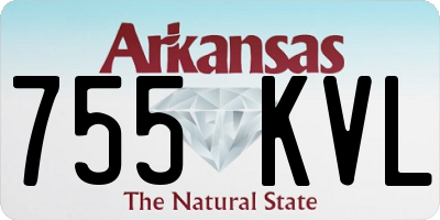 AR license plate 755KVL