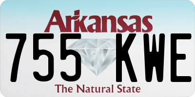 AR license plate 755KWE