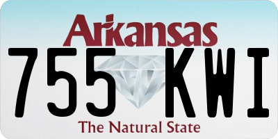 AR license plate 755KWI