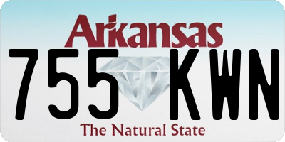 AR license plate 755KWN