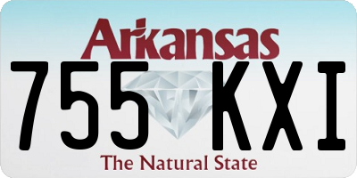 AR license plate 755KXI