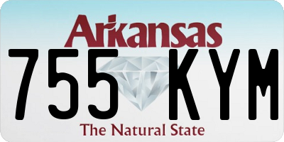 AR license plate 755KYM