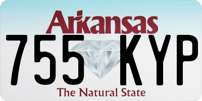 AR license plate 755KYP