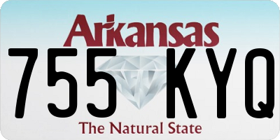 AR license plate 755KYQ