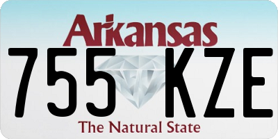 AR license plate 755KZE