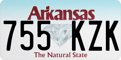 AR license plate 755KZK
