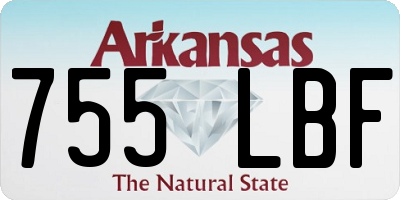 AR license plate 755LBF