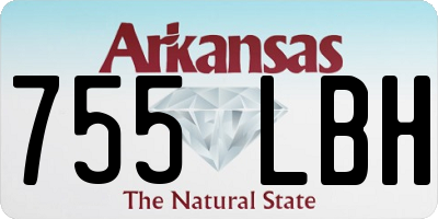 AR license plate 755LBH