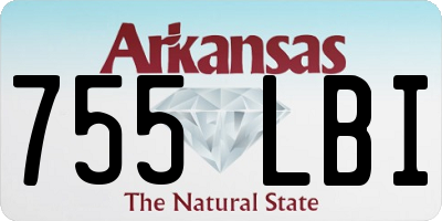 AR license plate 755LBI