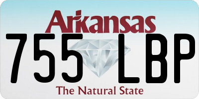 AR license plate 755LBP