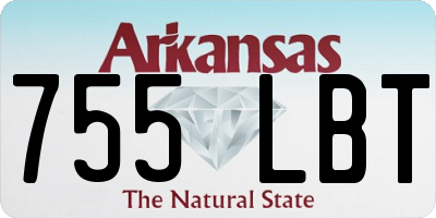 AR license plate 755LBT