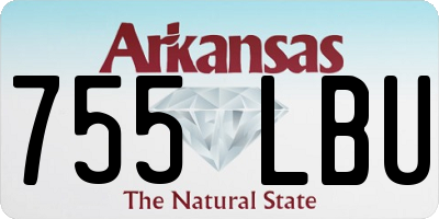 AR license plate 755LBU
