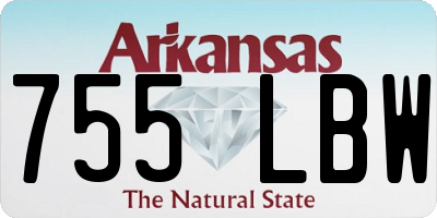 AR license plate 755LBW