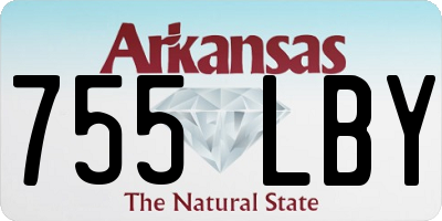 AR license plate 755LBY