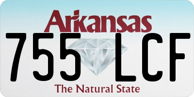 AR license plate 755LCF