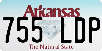AR license plate 755LDP