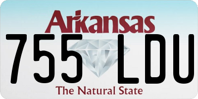 AR license plate 755LDU