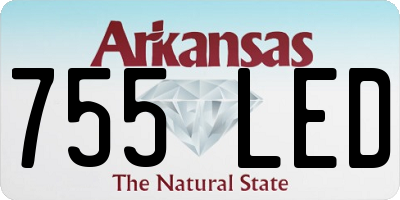 AR license plate 755LED