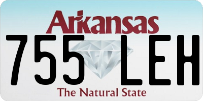 AR license plate 755LEH