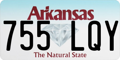 AR license plate 755LQY