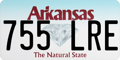 AR license plate 755LRE