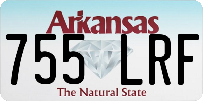 AR license plate 755LRF