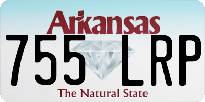 AR license plate 755LRP