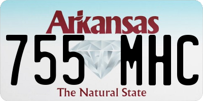 AR license plate 755MHC