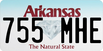 AR license plate 755MHE