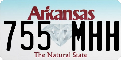 AR license plate 755MHH
