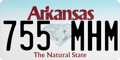 AR license plate 755MHM