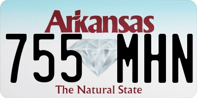AR license plate 755MHN