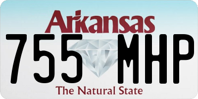 AR license plate 755MHP