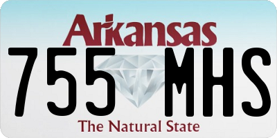 AR license plate 755MHS