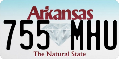 AR license plate 755MHU