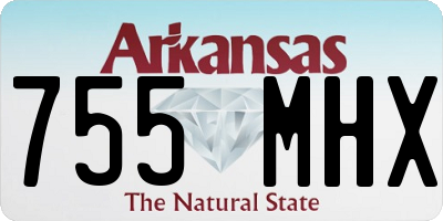 AR license plate 755MHX