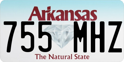 AR license plate 755MHZ