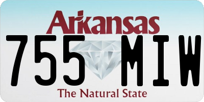 AR license plate 755MIW